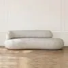 Soffa 3-sits 253cm Greige Armstöd Vänster - Malibu