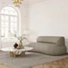 Soffa 3-sits 253cm Beige Armstöd Höger - Malibu