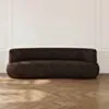 Soffa 3-sits 253cm Brun Armstöd - Malibu
