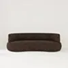 Soffa 3-sits 253cm Brun Armstöd - Malibu