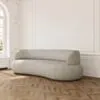 Soffa 3-sits 253cm Greige Armstöd - Malibu