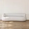 Soffa 3-sits 253cm Vit Boucle Armstöd - Malibu