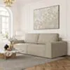 Soffa 3-sits 250cm Grå - Sydney