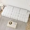 Soffa 3-sits 288cm Vit Boucle Armstöd Höger - Paris