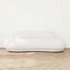Soffa 3-sits 253cm Vit Boucle - Bel Air