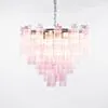 Kristallkrona Ø75cm Rosa/Krom - Cagliari