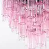 Kristallkrona Ø75cm Rosa/Krom - Cagliari