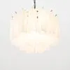 Kristallkrona Ø45 Vit Alabaster/Krom - Cagliari