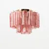 Taklampa Hall Ø45 Rosa Alabaster/Mässing - Cagliari