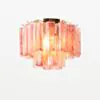 Taklampa Hall Ø45 Rosa Alabaster/Mässing - Cagliari
