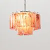 Kristallkrona Ø45 Rosa Alabaster/Krom - Cagliari