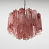Kristallkrona Ø45 Rosa Alabaster/Krom - Cagliari
