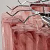 Kristallkrona Ø45 Rosa Alabaster/Krom - Cagliari