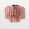 Taklampa Hall Ø45 Rosa Alabaster/Krom - Cagliari