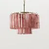 Kristallkrona Ø45 Rosa Alabaster/Mässing - Cagliari
