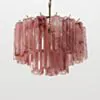 Kristallkrona Ø45 Rosa Alabaster/Mässing - Cagliari