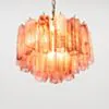 Kristallkrona Ø45 Rosa Alabaster/Mässing - Cagliari