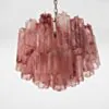 Kristallkrona Ø45 Rosa Alabaster/Mässing - Cagliari
