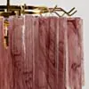 Kristallkrona Ø45 Rosa Alabaster/Mässing - Cagliari