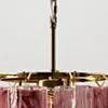 Kristallkrona Ø45 Rosa Alabaster/Mässing - Cagliari