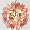 Kristallkrona Ø45 Rosa Alabaster/Mässing - Cagliari