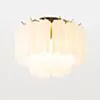 Taklampa Hall Ø45 Opal/Mässing - Cagliari