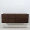 Dubbelkommod 150cm valnöt