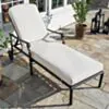 2-Pack Solsängar med Bord - Amalfi