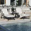 Solsäng Svart Aluminium Amalfi