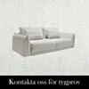 Soffa 3-sits 253cm Greige - Stockholm