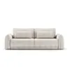 Soffa 3-sits 253cm Fluffig Vit - Stockholm