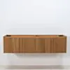 Dubbelkommod Ek 150cm Beige Marmor - Båstad