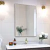 Badrumsspegel 70x100cm Guld - Edgar