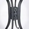 Bargrupp Utomhus Svart Aluminium 2 stolar - Salerno Ø76cm