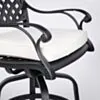 Bargrupp Utomhus Svart Aluminium 2 stolar - Salerno Ø76cm