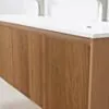 Dubbelkommod Ek 150cm Vit Helgjuten - Båstad
