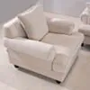 Fåtölj 1,5-sits Howard Beige - Hampton