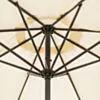 Parasoll Ø330cm Beige med fot - Santorini