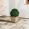 Beige Kruka Utomhus 35x30cm - Hera