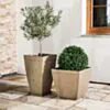 Beige Kruka Utomhus 43x42cm - Luisa