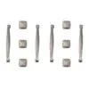 Beslagspaket Nashville 240cm - Borstad Nickel