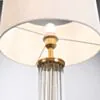 Bordslampa Glas/Mässing H62cm - Cannes