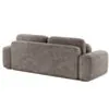Soffa 3-sits 253cm Brun - Huntington