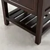 Kommod Badrum 60cm Brun Utah - Vit Marmor