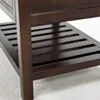 Kommod Badrum 80cm Brun Utah - Blå Marmor