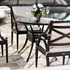 Caféset 4 stolar med 90cm bord