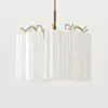 Taklampa Pendel Ø33cm Opal/Mässing - Cagliari