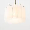 Taklampa Pendel Ø33cm Opal/Mässing - Cagliari