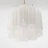 Taklampa Pendel Ø33cm Opal/Mässing - Cagliari