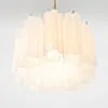 Taklampa Pendel Ø33cm Opal/Mässing - Cagliari